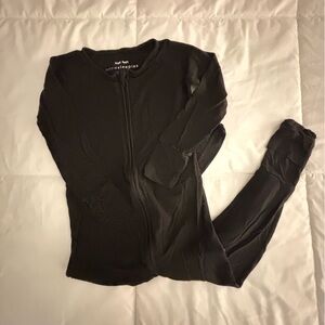 Black little sleepies convertible zippy